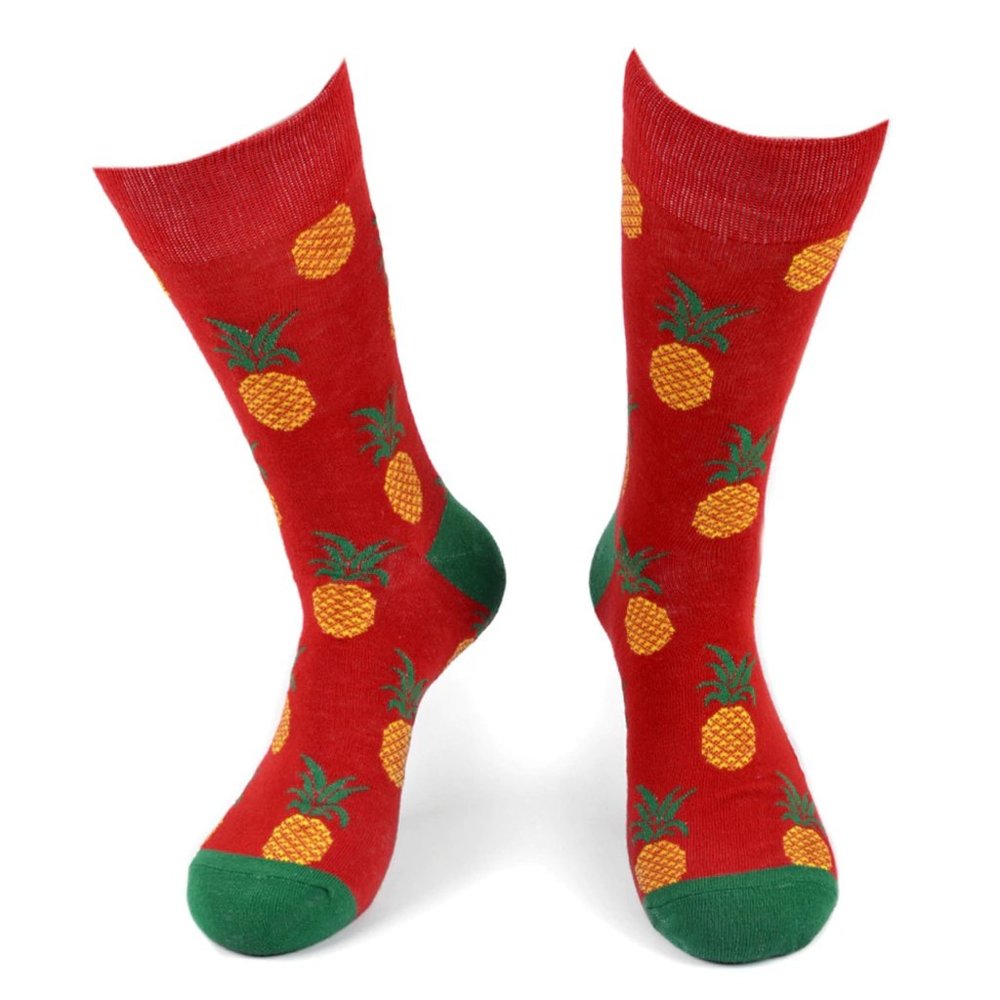 Men's Pineapple Novelty Socks - Picture 4 of 4